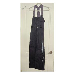 Helly Hansen Black Women's Winter Snow Pants Bib Overalls XS